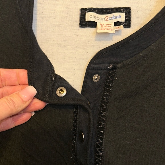 Carbon2Cobalt Women's Long Sleeve Tee - Black - Picture 5 of 9